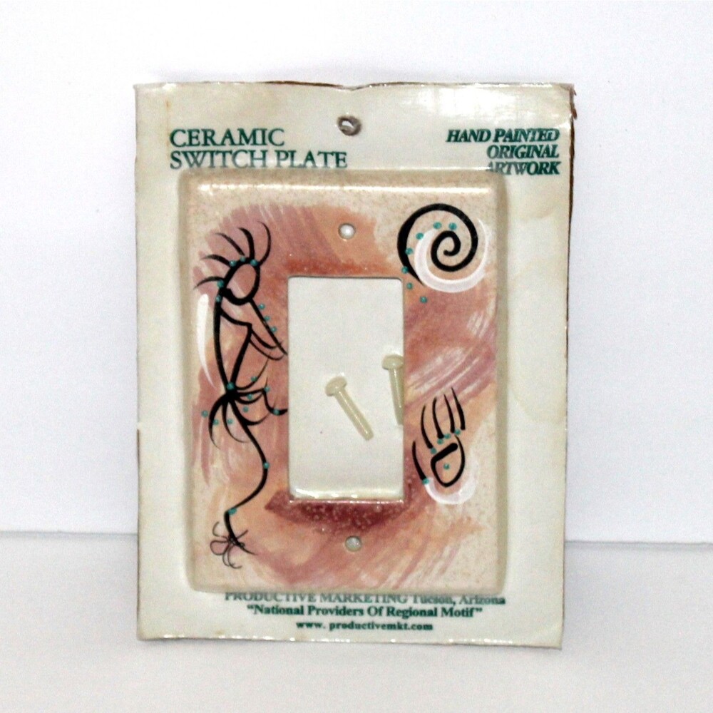 Ceramic Switch Plate Rocker Productive Marketing Tucson AZ Kokopelli South West